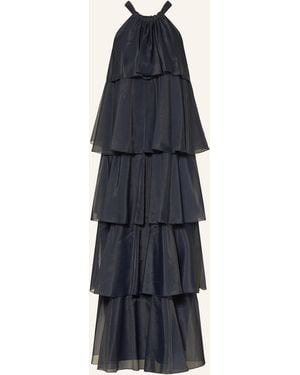 Y.A.S Kleid mit Volants - Blau