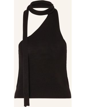 by Aylin Koenig Stricktop POLLY aus Merinowolle - Schwarz