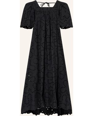 Suncoo Kleid CYRIEL aus Lochspitze - Schwarz