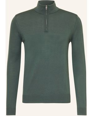 Reiss Troyer BLACKHALL aus Merinowolle - Grün