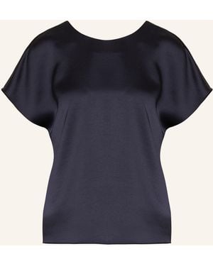 Luisa Cerano Blusenshirt aus Satin - Blau