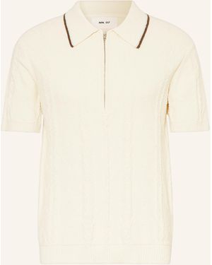 NN07 Strick-Poloshirt GUSTAV - Natur