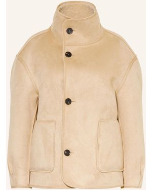 Opus Teddyfell-Jacke HAELLA zum Wenden - Natur