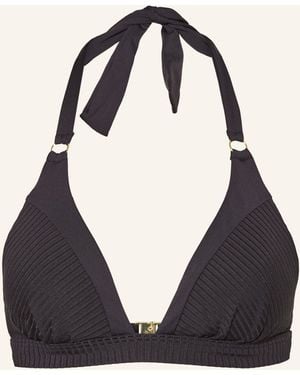 Cyell Neckholder-Bikini-Top CAVIAR - Schwarz