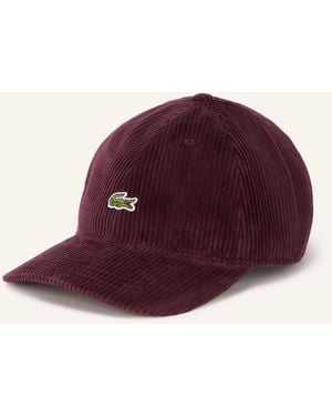 Lacoste Cord-Cap - Rot