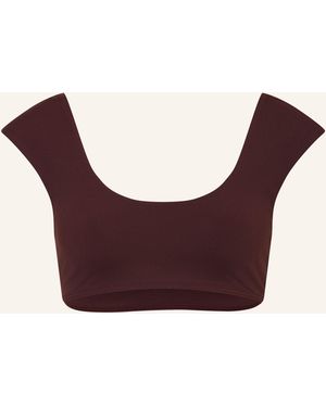 MYMARINI Bustier-Bikini-Top SHOULDER TOP APPAREL - Braun