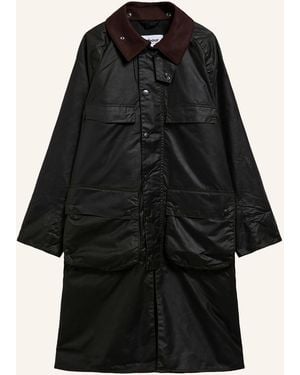 Barbour Mantel BEDALE mit abnehmbarer Kapuze - Schwarz
