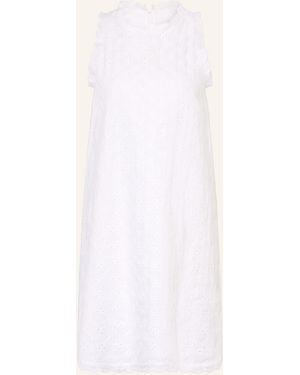 0039 Italy Leinenkleid BARBY aus Lochspitze - Natur