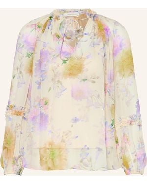 Zimmermann Blusenshirt LUNA mit Rüschen - Natur