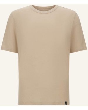 BOGGI T-Shirt aus Leinen - Natur