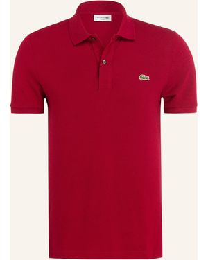 Lacoste Piqué-Poloshirt Slim Fit - Rot