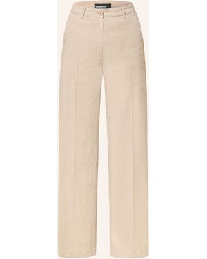 Cambio Marlenehose ADRIENNE mit Leinen - Natur