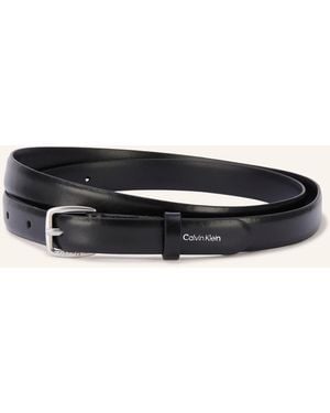 Calvin Klein Ledergürtel - Schwarz