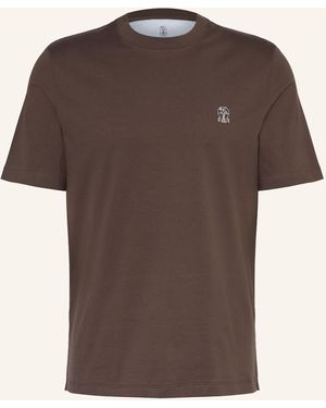 Brunello Cucinelli T-Shirt - Braun