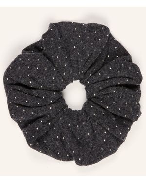 Sandro Haargummi mit Schmucksteinen - Schwarz