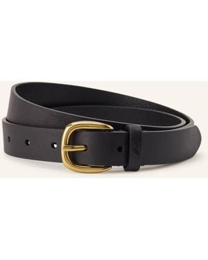 BOSS Ledergürtel NARSI - Schwarz