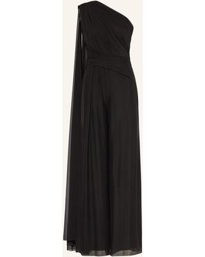 Talbot Runhof Jumpsuit aus Mesh - Schwarz