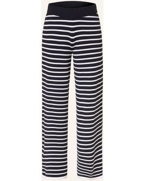 Allude Strickhose aus Cashmere - Blau