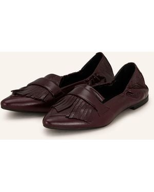 DARLING HARBOUR Lackballerinas - Braun