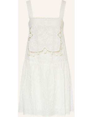 Claudie Pierlot Kleid mit Spitze - Natur