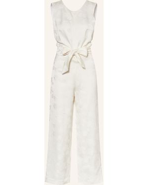 Claudie Pierlot Jacquard-Jumpsuit - Natur