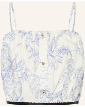 Maje Cropped-Top - Weiß