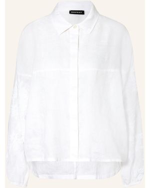 Repeat Cashmere Hemdbluse - Weiß