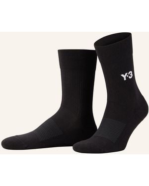 Y-3 Socken CREW - Schwarz