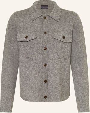 STROKESMAN'S Strickjacke aus Merinowolle - Grau