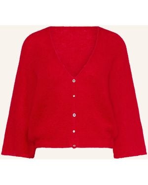 Ba&sh Pullover ISAAC mit Mohair und Schmucksteinen - Rot