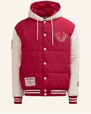 TRUE RELIGION Steppjacke - Rot