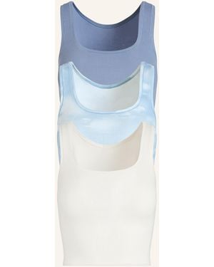 Skims 3er-Pack Tops COTTON RIB - Blau