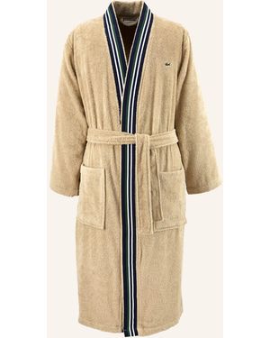 Lacoste Bademantel LCLUB - Natur