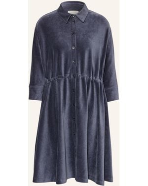 CATNOIR Hemdblusenkleid aus Cord - Blau