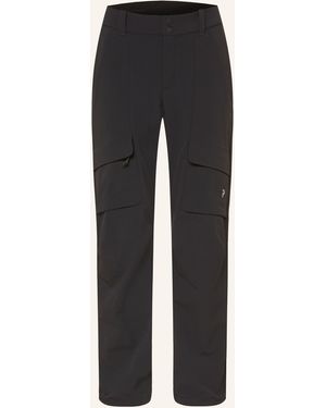 Peak Performance Softshell-Hose BRUSHED - Schwarz