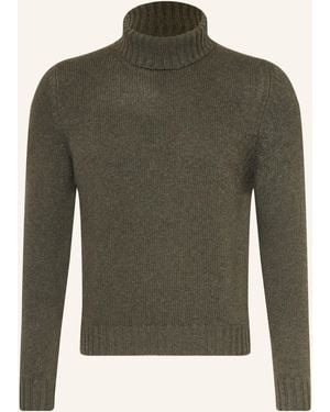 Fedeli Rollkragenpullover mit Cashmere - Grün