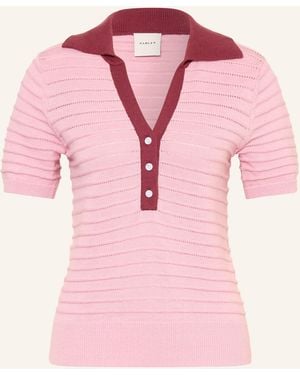 Varley Strick-Poloshirt WREN - Pink