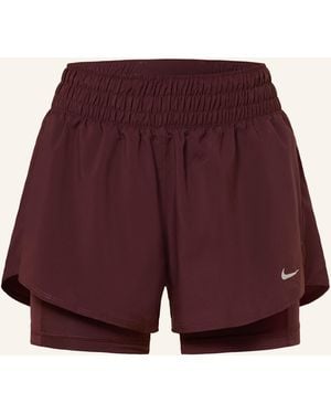Nike 2-in-1-Trainingsshorts ONE DRI-FIT - Rot