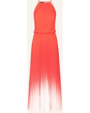 Apart Langes Plisseekleid - Pink