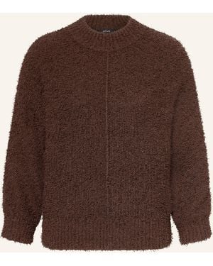 Opus Pullover PUNEW mit 3/4-Arm - Braun