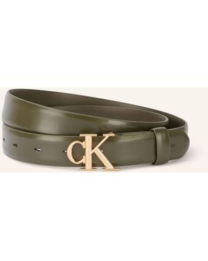 Calvin Klein Ledergürtel - Natur