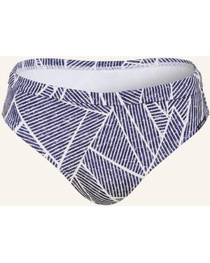 LIDEA® Basic-Bikini-Hose INDIGO GRID - Blau