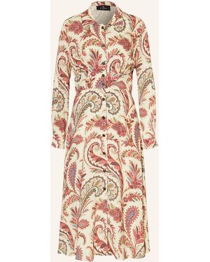 Etro Hemdblusenkleid - Weiß