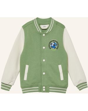 S.oliver Sweatshirt Jacke - Grün