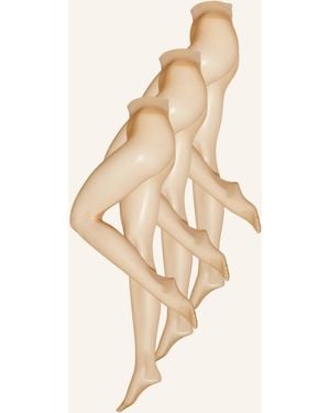 KUNERT 3er-Pack Feinstrumpfhosen MYSTIQUE - Natur