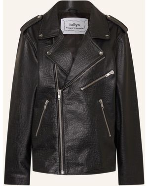 Lolly's Laundry Lederjacke RAYLL - Schwarz