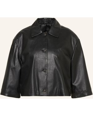 STUDIO AR Lederjacke HOLLIS mit 3/4-Arm - Schwarz