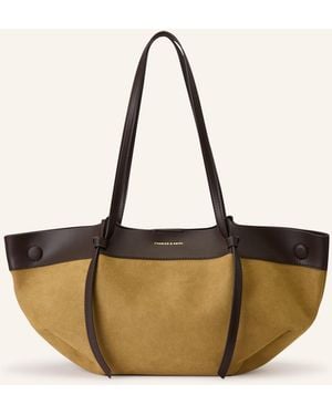 Charles & Keith Shopper CALLA mit Pouch - Natur