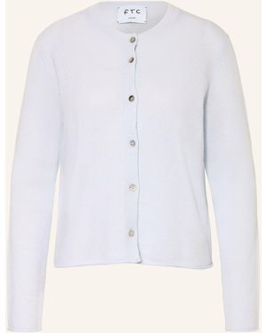 FTC Cashmere Strickjacke aus Cashmere - Blau