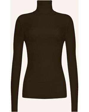 Wolford Pullover MERINO FINE RIB TOP LONG SLEEVES - Braun